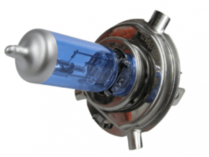 ŻARÓWKA H4 12V/60/55W NIEBIESKA HOMOLOGACJA E4