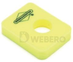 Gąbkowy prostokątny , żółty Filtr powietrza z otworem do silnika kosiarki Briggs&Stratton dla serii silników 450 | 500