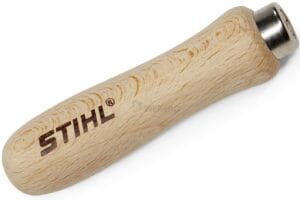 Drewniany uchwyt do wszystkich rodzajów pilników trójkątnych, płaskich i okrągłych od 4,0 do 5,5 mm.