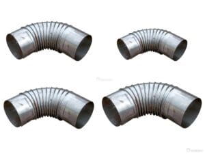 Kolano dymne do piecyka ø100 | ø110 | ø120 | ø130 | ø140 | ø150 | ø180 | made in Poland - ø130